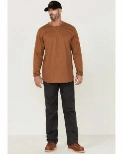 Hawx Men's FR Double Front Ripstop Work Pants Brown