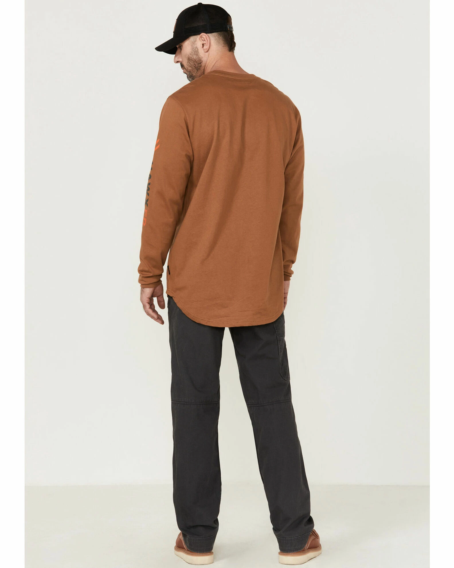 Hawx Men's FR Double Front Ripstop Work Pants Brown 5 Hawx Men's FR Double Front Ripstop Work Pants Brown - Image 3