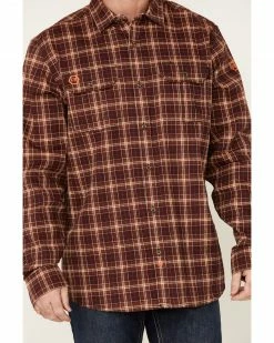Hawx Men's FR Plaid Red Long Sleeve Button-Down Work Shirt - Tall 9 Hawx Men's FR Plaid Red Long Sleeve Button-Down Work Shirt - Tall -Hawx Shop 2000351241 600 P3