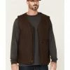 Hawx Men's Weathered Canvas Zip-Front Sherpa Lined Work Vest - Tall Brown 2 Hawx Men's Weathered Canvas Zip-Front Sherpa Lined Work Vest - Tall Brown -Hawx Shop 2000351545 200 P1