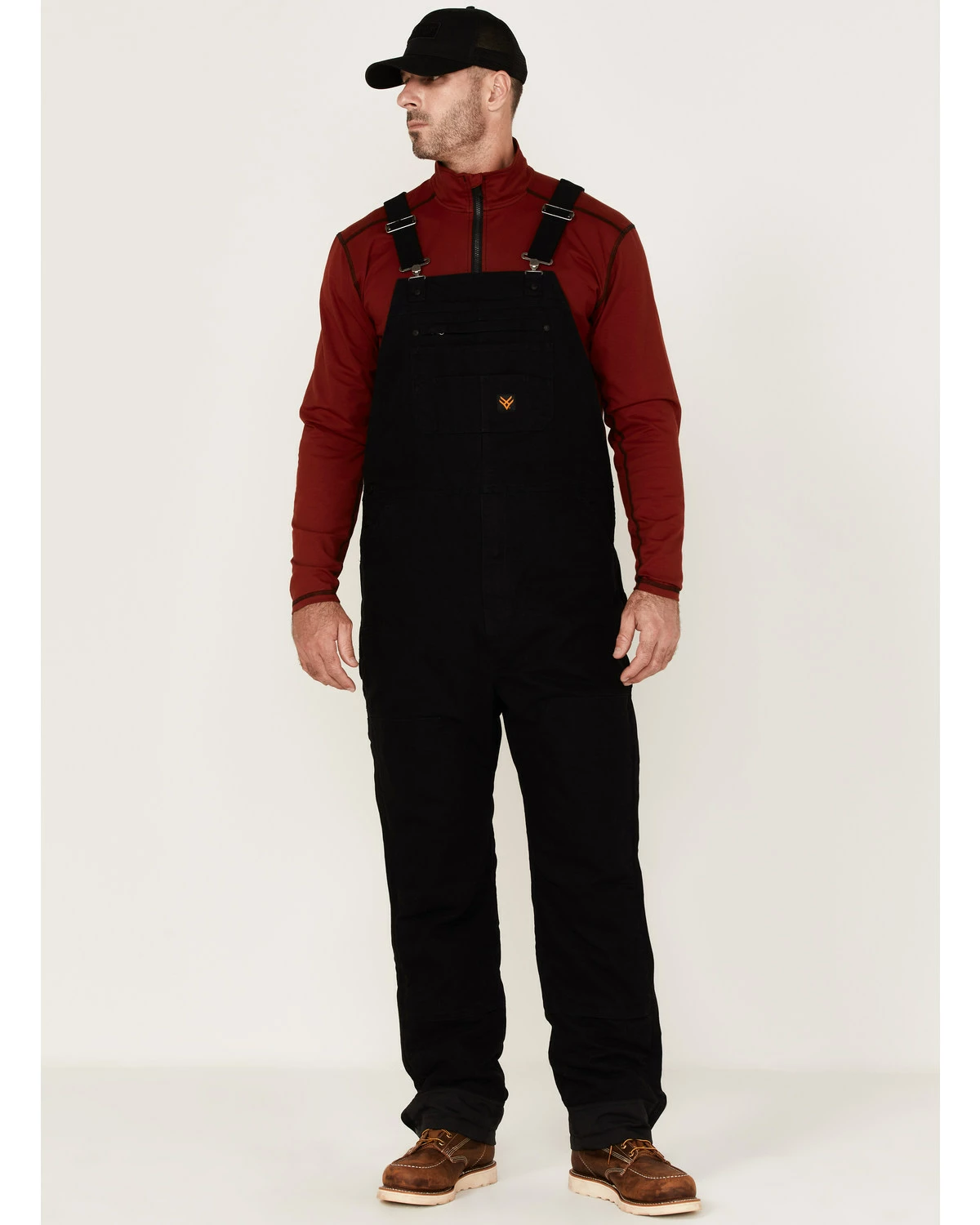 Hawx Men's Lined Bib Overall Black 6 Hawx Men's Lined Bib Overall Black - Image 5