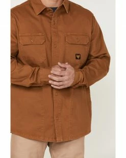 Hawx Men's Brawlins Weathered Bedford Rust Copper Button-Down Cord Work Shirt Jacket 9 Hawx Men's Brawlins Weathered Bedford Rust Copper Button-Down Cord Work Shirt Jacket -Hawx Shop 2000351791 220 P3