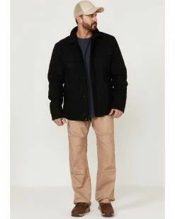 Hawx Men's Pro Insulated Black Zip-Front Work Car Jacket  -Hawx Shop 2000351794 001 P2