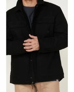 Hawx Men's Pro Insulated Black Zip-Front Work Car Jacket  -Hawx Shop 2000351794 001 P3