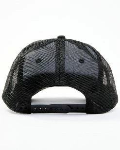 Hawx Men's Black Flag Hectagon Logo Patch Mesh-Back Ball Cap  -Hawx Shop 2000351898 001 P3