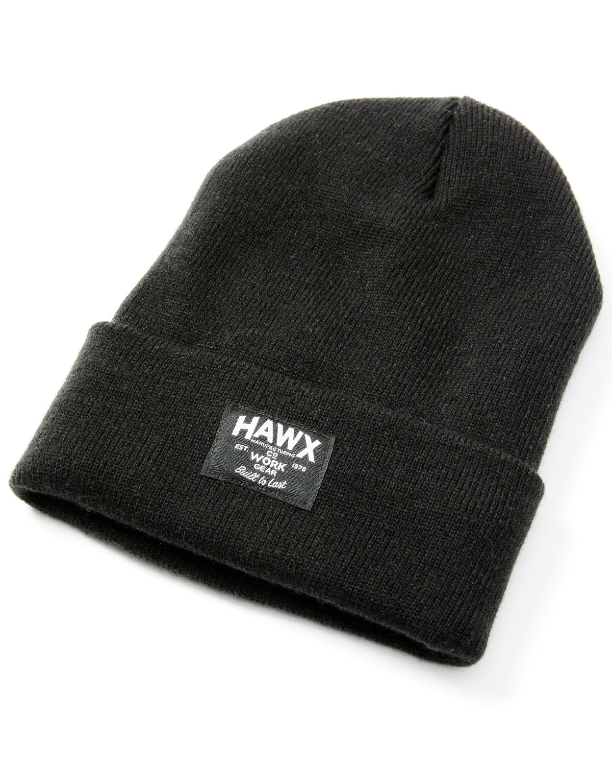 Hawx Men's Black Fleece Lined Work Beanie 6 Hawx Men's Black Fleece Lined Work Beanie - Image 4