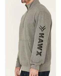Hawx Men's Charcoal Primo 1/4 Zip Work Fleece Pullover 8 Hawx Men's Charcoal Primo 1/4 Zip Work Fleece Pullover -Hawx Shop 2000351912 022 P3
