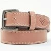 Hawx Men's Brown Pebbled Logo Buckle Leather Belt 2 Hawx Men's Brown Pebbled Logo Buckle Leather Belt -Hawx Shop 2000351939 200 P1