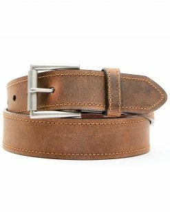 Hawx Men's Brown Stitched Belt