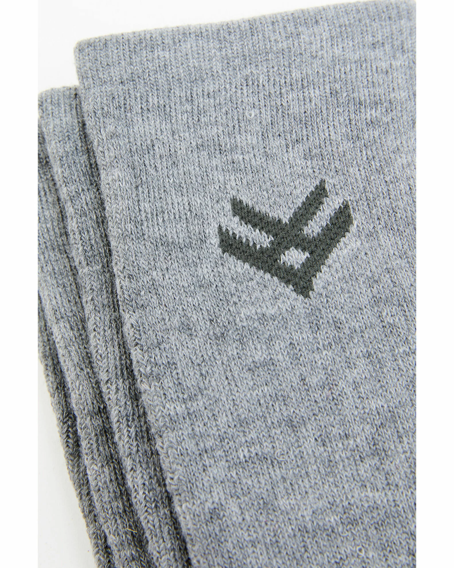 Hawx Men's Steel Toe All Season Speed Dry Crew Socks - 2-Pack Heather Grey 5 Hawx Men's Steel Toe All Season Speed Dry Crew Socks - 2-Pack Heather Grey - Image 3