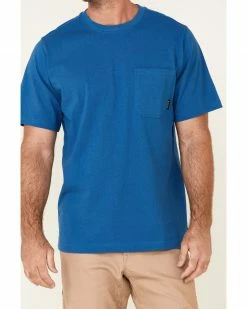 Hawx Men's Forge Short Sleeve Work Pocket T-Shirt - Big & Tall Blue -Hawx Shop 2000354849 400 P3
