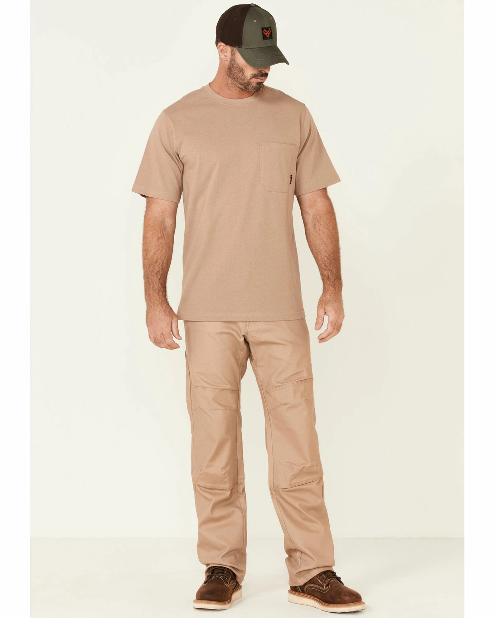 Hawx Men's Solid Natural Forge Short Sleeve Work Pocket T-Shirt - Big 4 Hawx Men's Solid Natural Forge Short Sleeve Work Pocket T-Shirt - Big - Image 2