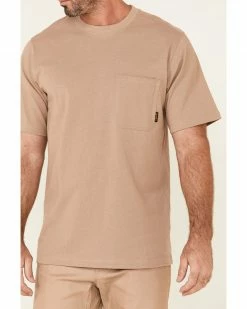 Hawx Men's Solid Natural Forge Short Sleeve Work Pocket T-Shirt - Big 9 Hawx Men's Solid Natural Forge Short Sleeve Work Pocket T-Shirt - Big -Hawx Shop 2000354871 101 P3