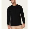 Hawx Men's Solid Black Forge Long Sleeve Work Pocket T-Shirt - Big -Hawx Shop 2000356701 001 P1