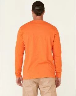 Hawx Men's Solid Orange Forge Long Sleeve Work Pocket T-Shirt - Big 10 Hawx Men's Solid Orange Forge Long Sleeve Work Pocket T-Shirt - Big -Hawx Shop 2000356706 800 P4