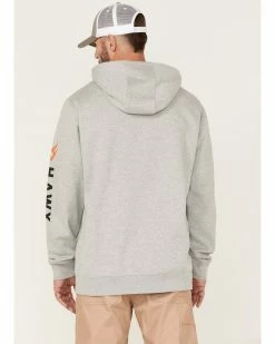 Hawx Men's Primo Logo Graphic Fleece Hooded Work Sweatshirt Light Grey 10 Hawx Men's Primo Logo Graphic Fleece Hooded Work Sweatshirt Light Grey -Hawx Shop 2000357915 025 P4