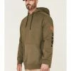 Hawx Men's Primo Logo Graphic Fleece Hooded Work Sweatshirt Olive 1 Hawx Men's Primo Logo Graphic Fleece Hooded Work Sweatshirt Olive -Hawx Shop 2000357916 341 P1