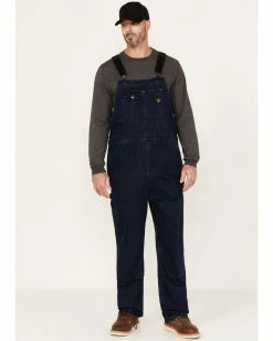 Hawx Men's Stretch Denim Bib Overalls Indigo 11 Hawx Men's Stretch Denim Bib Overalls Indigo -Hawx Shop 2000357917 402 P1 1