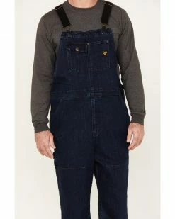 Hawx Men's Stretch Denim Bib Overalls Indigo 9 Hawx Men's Stretch Denim Bib Overalls Indigo -Hawx Shop 2000357917 402 P3