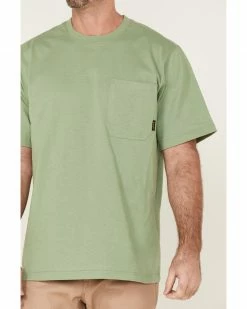 Hawx Men's Solid Loden Force Heavyweight Short Sleeve Work Pocket T-Shirt  -Hawx Shop 2000357918 342 P3