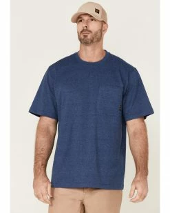Hawx Men's Heavyweight Short Sleeve Work Pocket T-Shirt  Royal Blue -Hawx Shop 2000357919 460 P1 1