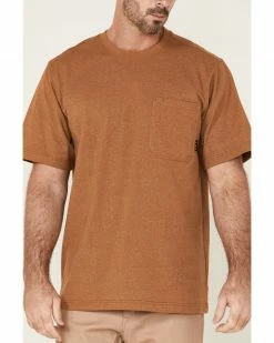 Hawx Men's Rust Copper Force Heavyweight Short Sleeve Work Pocket T-Shirt 9 Hawx Men's Rust Copper Force Heavyweight Short Sleeve Work Pocket T-Shirt -Hawx Shop 2000357920 220 P3