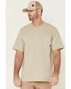 Hawx Men's Solid Taupe Force Heavyweight Short Sleeve Work Pocket T-Shirt 11 Hawx Men's Solid Taupe Force Heavyweight Short Sleeve Work Pocket T-Shirt -Hawx Shop 2000357921 251 P1 1