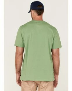 Hawx Men's Loden Logo Flag Graphic Work T-Shirt  -Hawx Shop 2000357924 342 P4