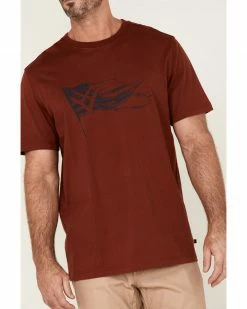 Hawx Men's Flying Flag Graphic Work T-Shirt Dark Red 9 Hawx Men's Flying Flag Graphic Work T-Shirt Dark Red -Hawx Shop 2000357925 601 P3