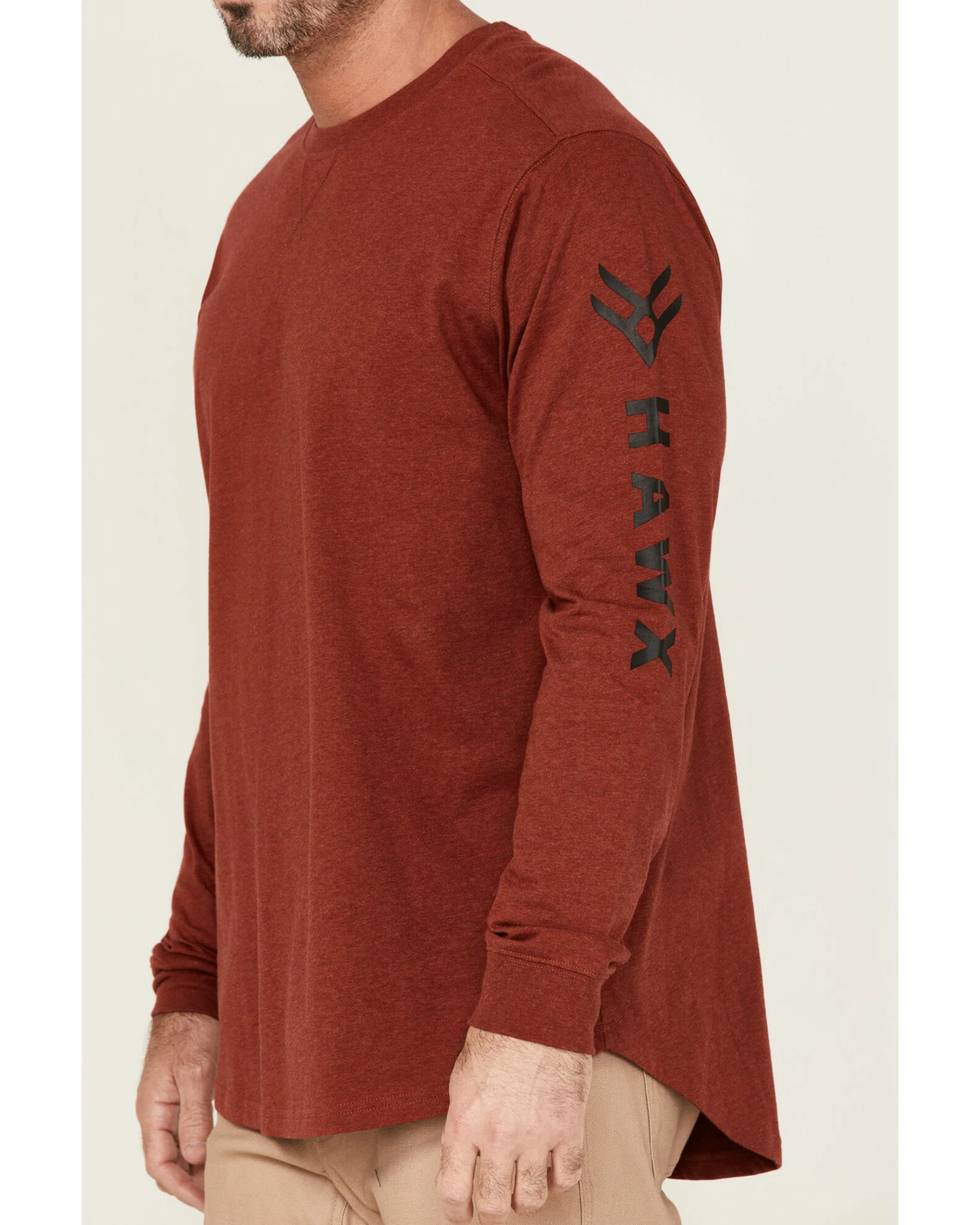 Hawx Men's Logo Graphic Long Sleeve Work T-Shirt 5 Hawx Men's Logo Graphic Long Sleeve Work T-Shirt - Image 3