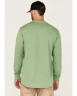 Hawx Men's Logo Graphic Long Sleeve Work T-Shirt - Loden -Hawx Shop 2000357936 342 P4