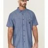 Hawx Men's Short Sleeve Button-Down Work Shirt Royal Blue 1 Hawx Men's Short Sleeve Button-Down Work Shirt Royal Blue -Hawx Shop 2000357942 460 P1