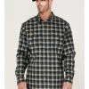 Hawx Men's FR Buffalo Plaid Print Long Sleeve Button-Down Work Shirt Navy 1 Hawx Men's FR Buffalo Plaid Print Long Sleeve Button-Down Work Shirt Navy -Hawx Shop 2000357969 410 P1