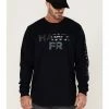 Hawx Men's FR Flag Logo Graphic Long Sleeve Work T-Shirt  -Hawx Shop 2000357993 410 P1
