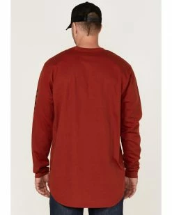 Hawx Men's FR Flame Graphic Long Sleeve Work T-Shirt 9 Hawx Men's FR Flame Graphic Long Sleeve Work T-Shirt -Hawx Shop 2000357994 601 P4