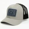 Hawx Men's Grey & Black Recreation Logo Patch Mesh-Back Ball Cap 1 Hawx Men's Grey & Black Recreation Logo Patch Mesh-Back Ball Cap -Hawx Shop 2000358365 020 P1