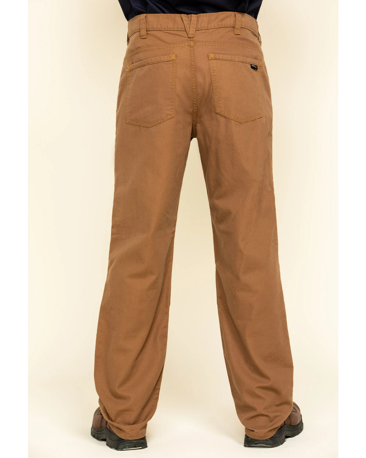 Hawx Men's FR Canvas Work Pants Brown 8 Hawx Men's FR Canvas Work Pants Brown - Image 7