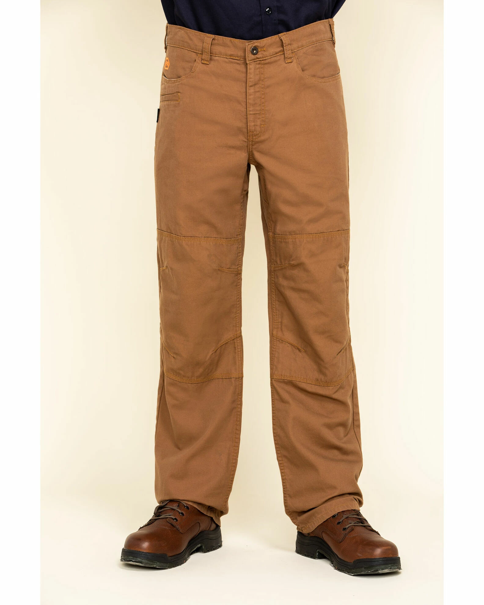 Hawx Men's FR Canvas Work Pants Brown 3 Hawx Men's FR Canvas Work Pants Brown - Image 2