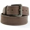 Hawx Men's Contrast Stitch Basic Belt Dark Brown 2 Hawx Men's Contrast Stitch Basic Belt Dark Brown -Hawx Shop 2000359070 201 P1