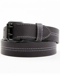 Hawx Men's Leather Double Prong Belt