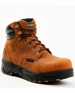 Hawx Men's Enforcer Roasted Pecan 6" Lace-Up Waterproof Hiking Work Boot