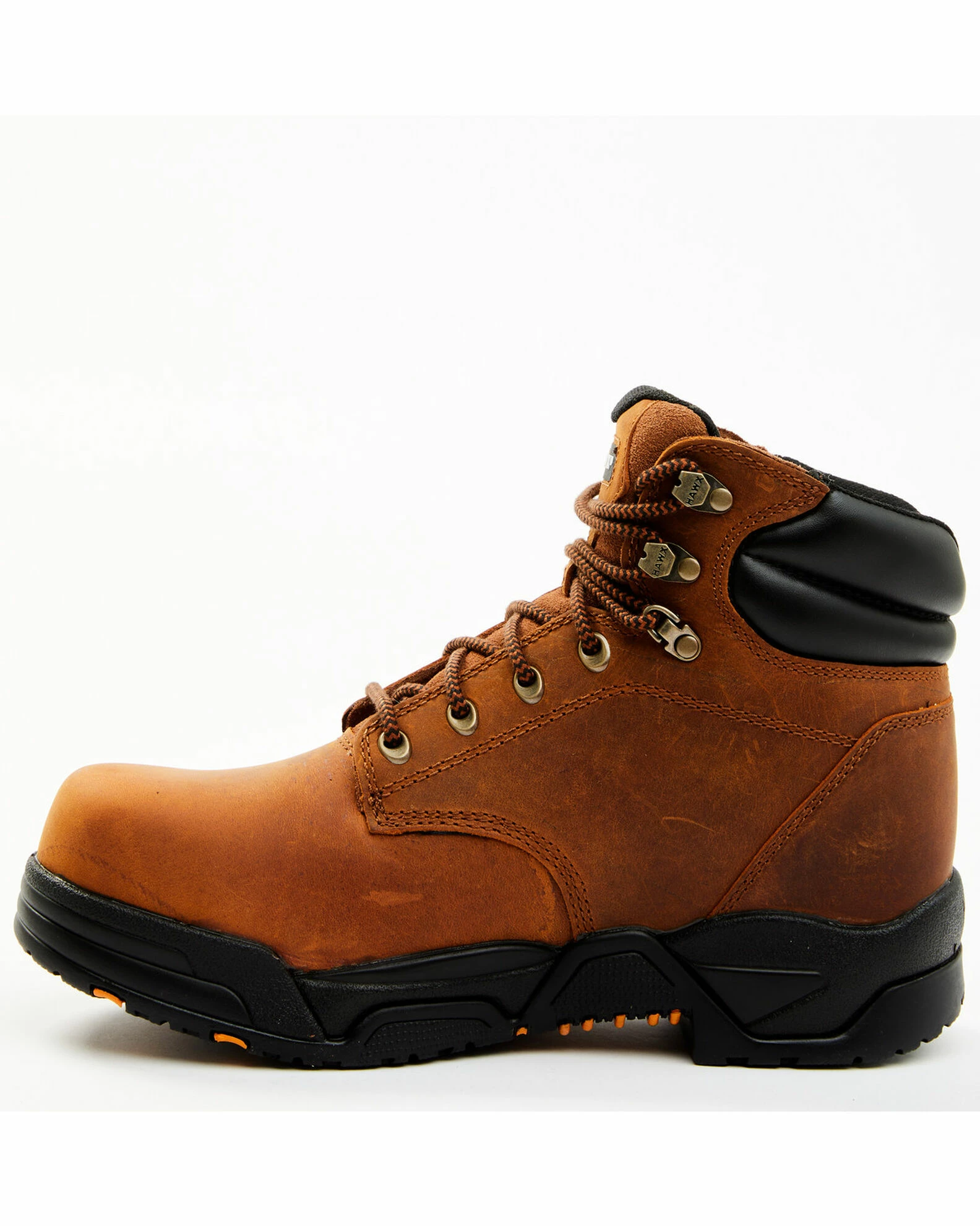 Hawx Men's Enforcer Roasted Pecan 6" Lace-Up Waterproof Hiking Work Boot 4 Hawx Men's Enforcer Roasted Pecan 6" Lace-Up Waterproof Hiking Work Boot - Image 3