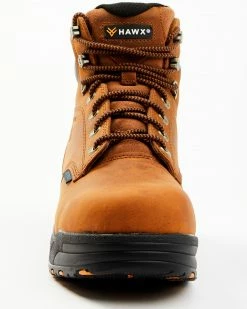 Hawx Men's Enforcer Roasted Pecan 6" Lace-Up Waterproof Hiking Work Boot 11 Hawx Men's Enforcer Roasted Pecan 6" Lace-Up Waterproof Hiking Work Boot -Hawx Shop 2000359440 200 P4