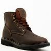 Hawx Men's Oily Full Grain Crazy Horse 6" Lace-Up Soft Work Boots - Round Toe 1 Hawx Men's Oily Full Grain Crazy Horse 6" Lace-Up Soft Work Boots - Round Toe -Hawx Shop 2000360238 200 P1