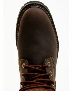 Hawx Men's Oily Full Grain Crazy Horse 6" Lace-Up Soft Work Boots - Round Toe  -Hawx Shop 2000360238 200 P6