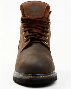 Hawx Men's Oily Crazy Horse Full Grain Lace-Up 6" Work Boot - Round Toe 12 Hawx Men's Oily Crazy Horse Full Grain Lace-Up 6" Work Boot - Round Toe -Hawx Shop 2000360239 200 P4
