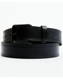 Hawx Men's Smooth Leather Belt Black 7 Hawx Men's Smooth Leather Belt Black -Hawx Shop 2000360940 001 P1 1