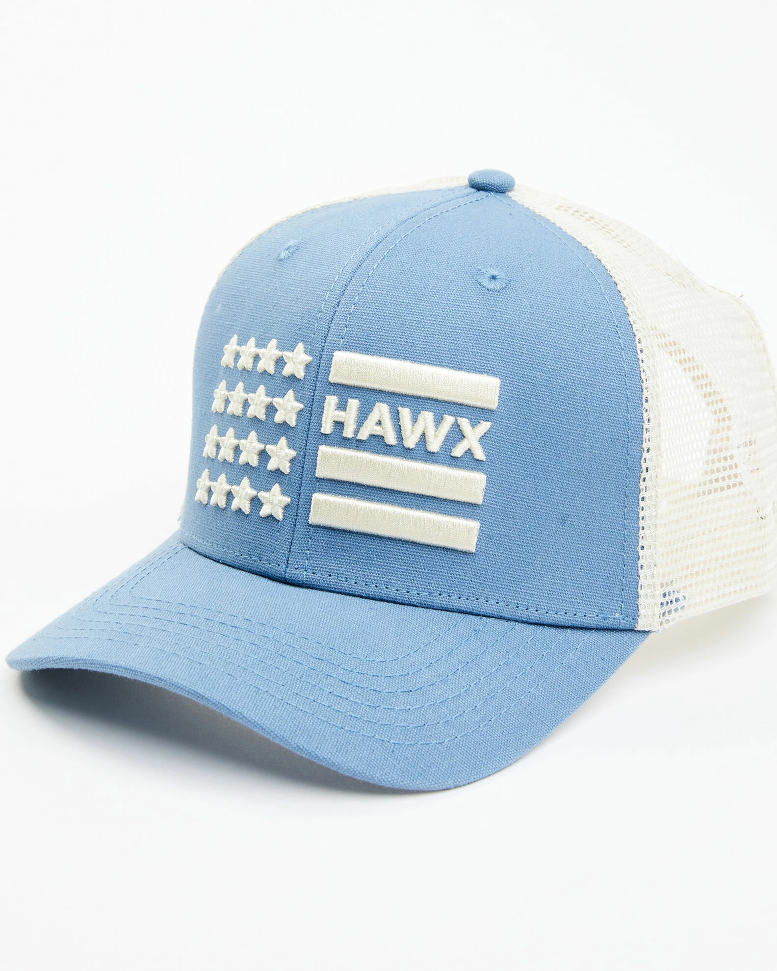 Hawx Men's Stars & Stripes Logo Embroidered Mesh-Back Ball Cap 3 Hawx Men's Stars & Stripes Logo Embroidered Mesh-Back Ball Cap