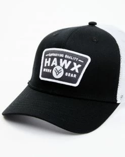 Hawx Men's Recreation Logo Patch Mesh-Back Ball Cap  Black