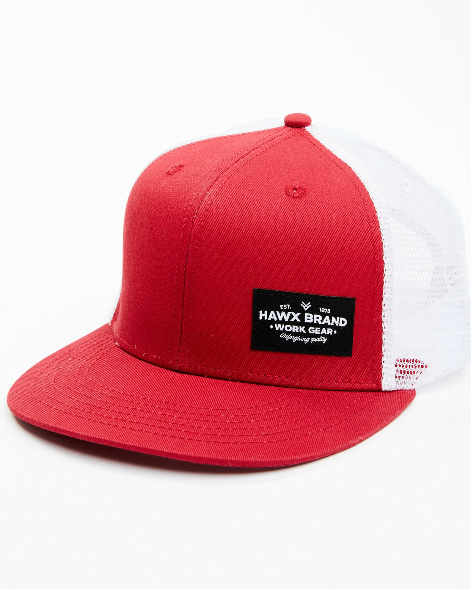 Hawx Men's Solid Corner Patch Mesh-Back Ball Cap 3 Hawx Men's Solid Corner Patch Mesh-Back Ball Cap